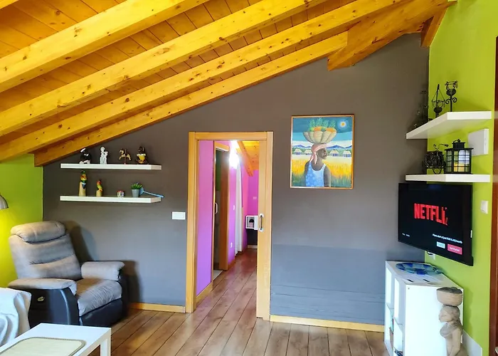 Tranquila Casita De Invitados En Con Chimenea Vigo